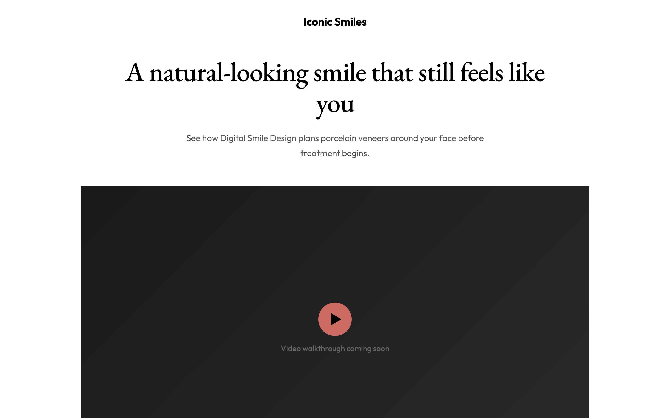 Landing page preview